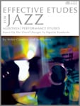 EFFECTIVE ETUDES FOR JAZZ #1 ALTO SAX Book with Online Audio Access cover